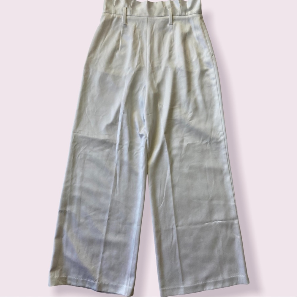 Elegant high waist wide leg pants